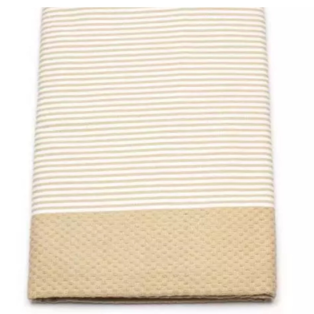 Anna Aniq FOUTA HONEYCOMB - NATURAL RAFFIA